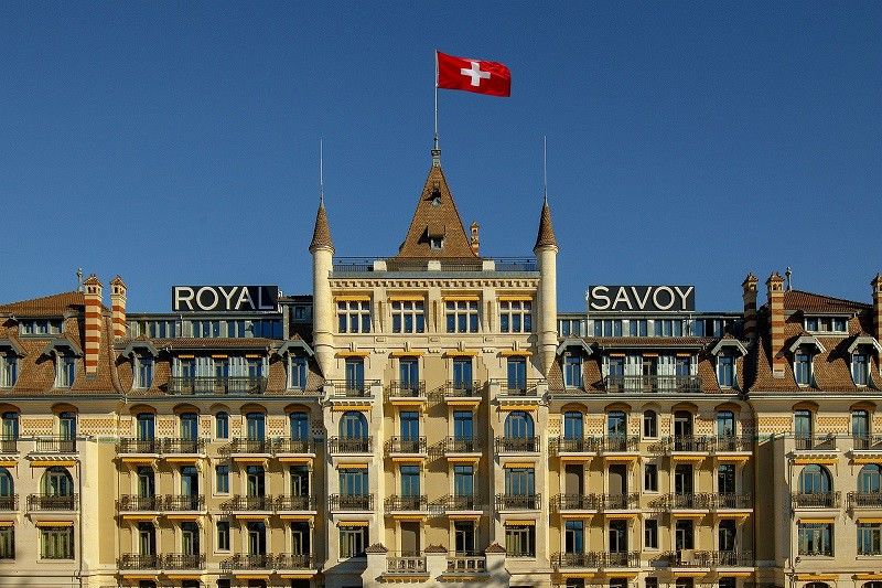 Royal Savoy Hotel & Spa Lausana Exterior foto